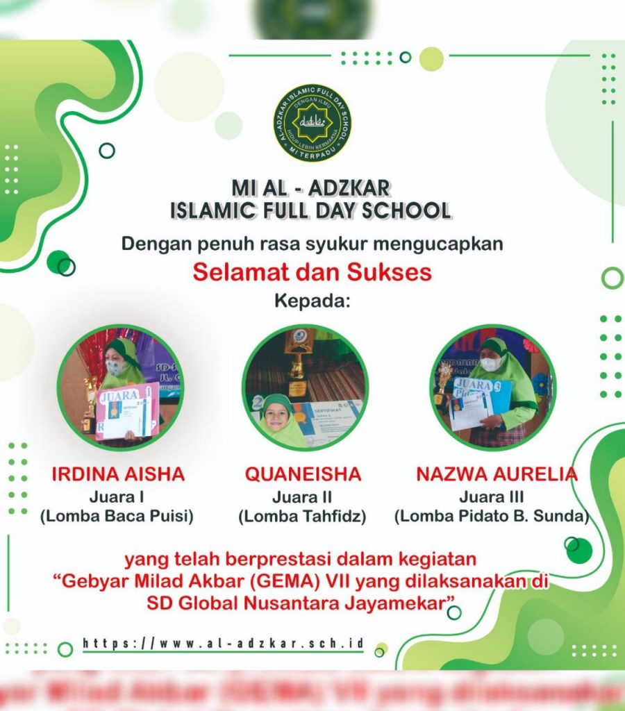 Latepost-Siswa MI Al-Adzkar Kembali Raih Tropi Juara