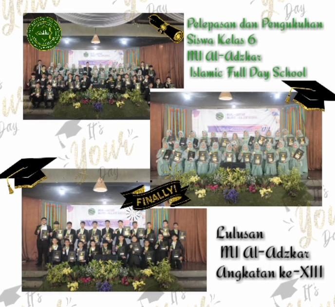 Pengukuhan dan Pelepasan Kelas 6 Angkatan XIII MI Al-Adzkar Islamic Full Day School