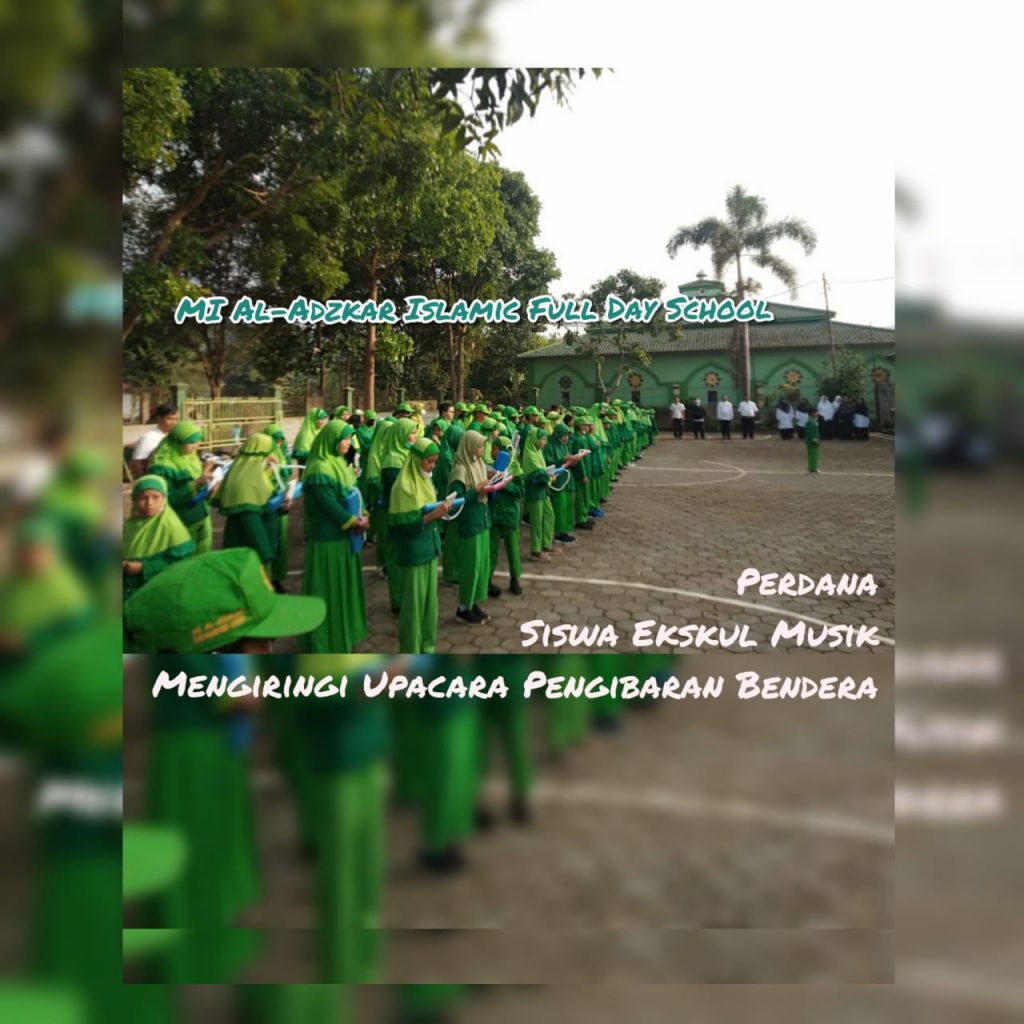 Perdana-Siswa dari Ekskul Musik Tampil Mengiri Aubade Upacara